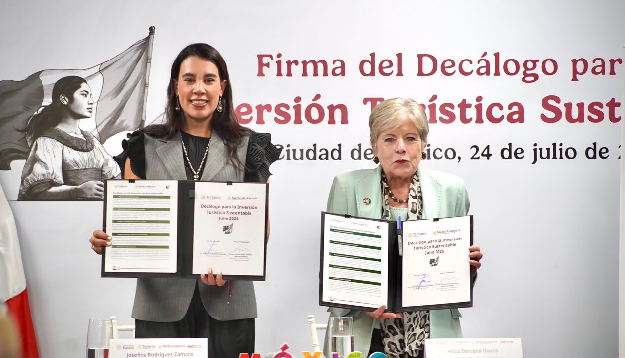 Semarnat y Sectur firman decálogo turístico.