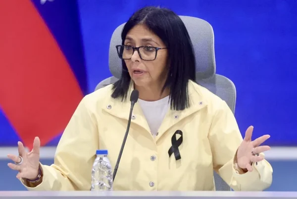 Delcy Rodríguez, presidenta interina de Venezuela.