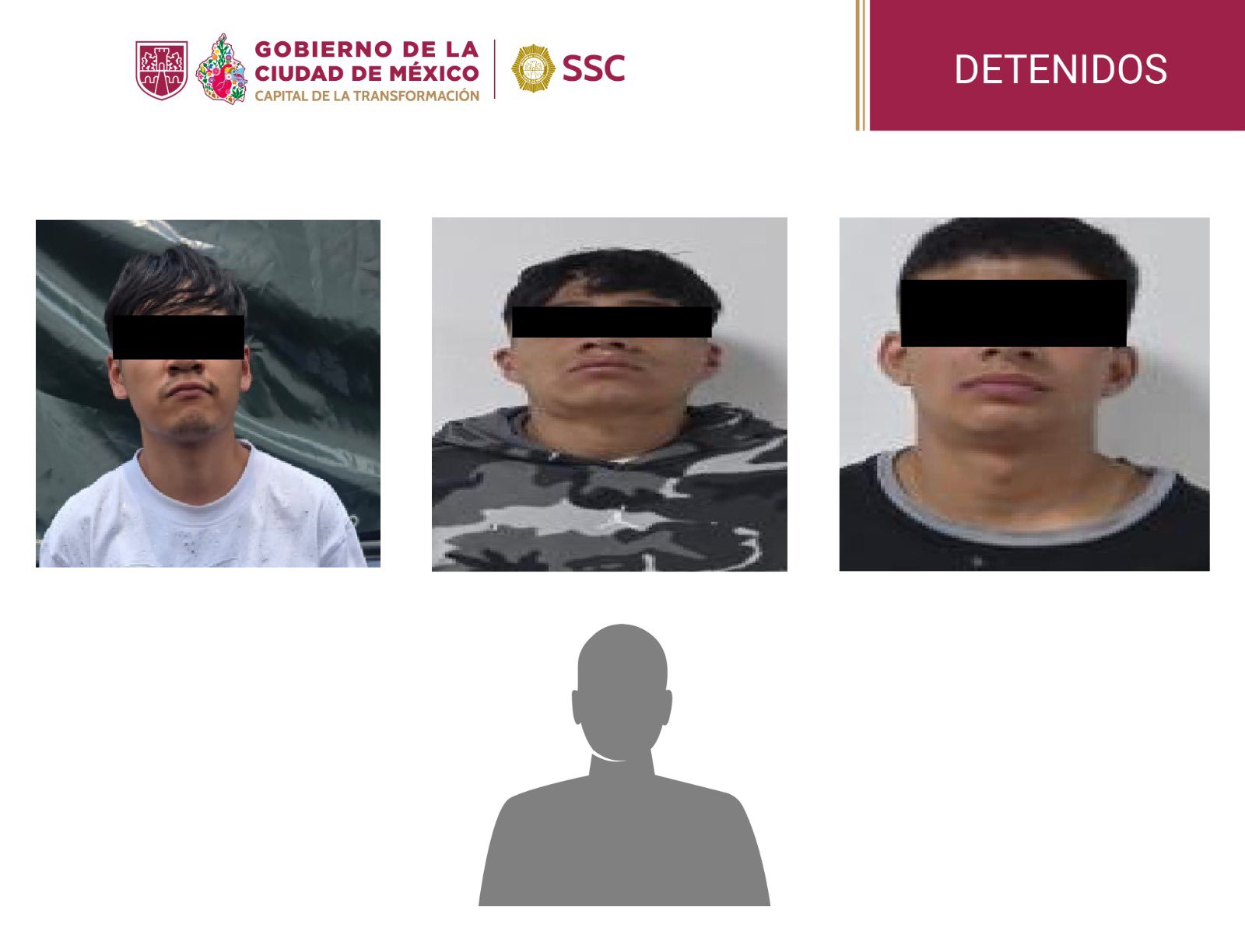 Operativo de la SSC CDMX en la colonia Morelos resulta en la detención de cuatro personas con armas y droga.