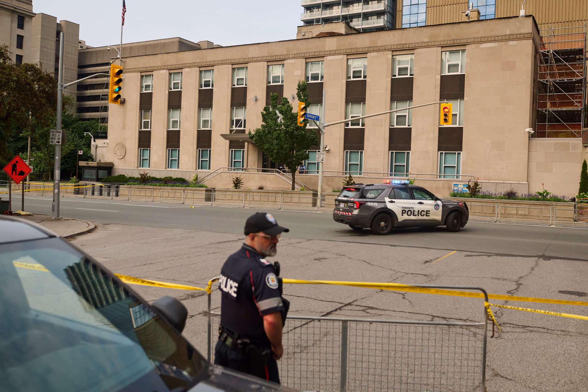 Atacan Consulado de Estados Unidos en Toronto.