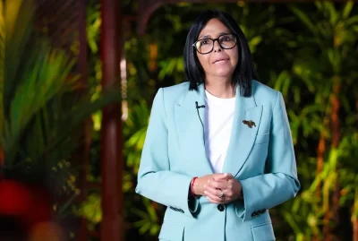 Delcy Rodríguez dirige un mensaje a Venezuela.