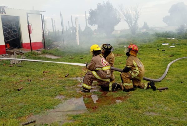 Se registra explosión en taller de pirotecnia de La Saucera, Tultepec.