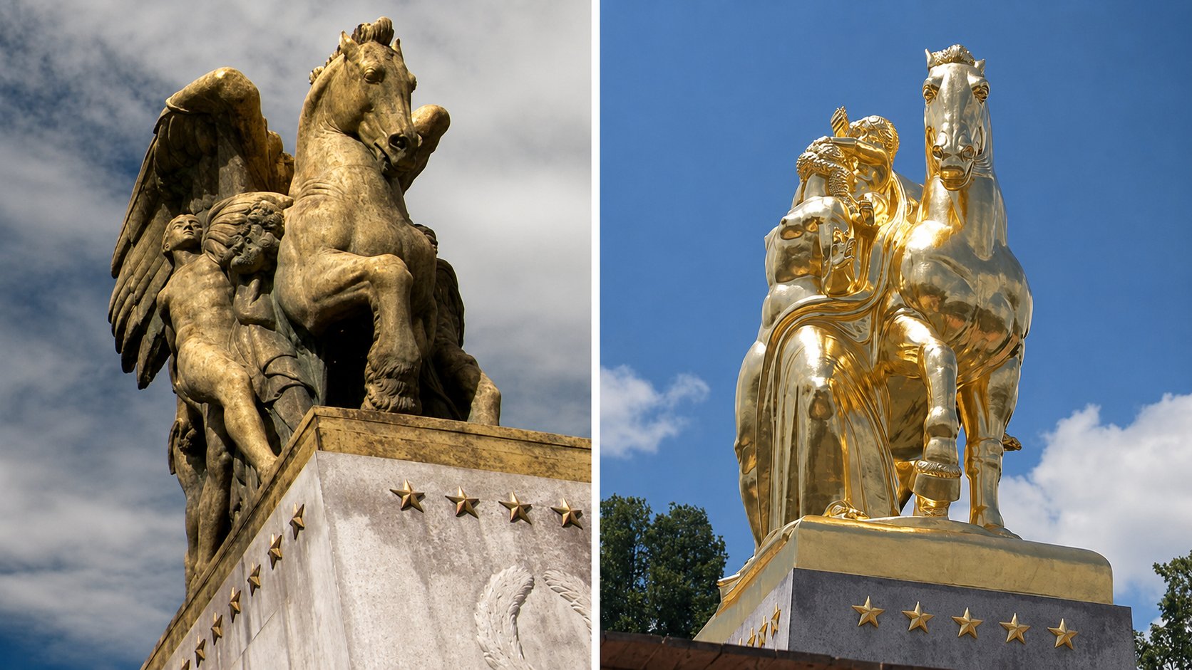 Críticas contra Trump por remozamiento de Lincoln Memorial.