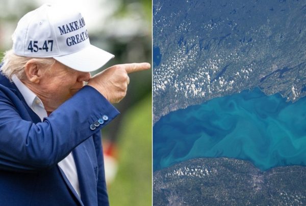 Trump insiste en renombrar Lago Ontario.