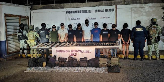 Gabinete de Seguridad confirma detenidos tras operaciones en Sinaloa.