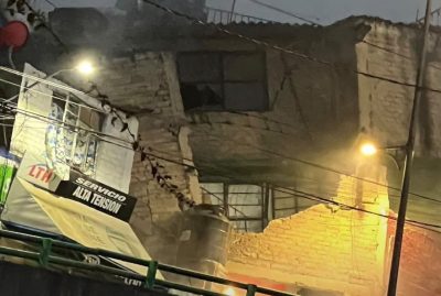 Explosión en taquería de la Álvaro Obregón deja un muerto y 11 heridos.