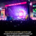Secretaría de Cultura anuncia resultados de los Festivales por la Paz.