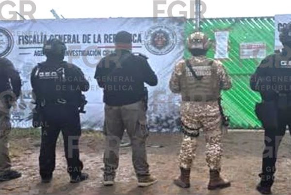 FGR informa de acciones contra el crimen organizado.