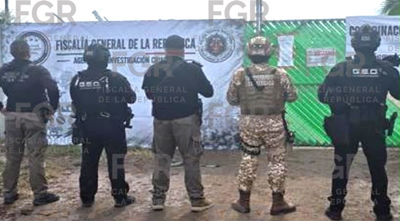 FGR informa de acciones contra el crimen organizado.