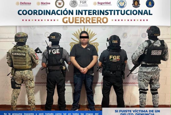Comisario de Xaltianguis, Guerrero, es detenido por homicidio de guardia nacional.