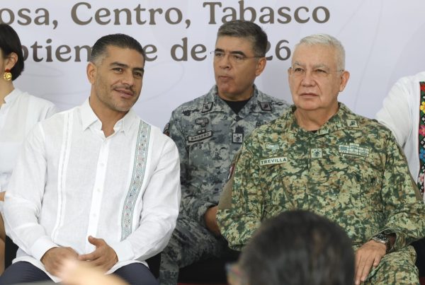 Omar García Harfuch reporta baja en inseguridad en Tabasco.