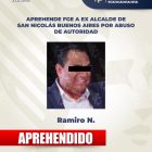 Detienen a exalcalde de San Nicolás Buenos Aires, en Puebla.