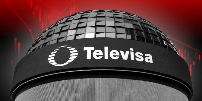 Se desploman acciones de Televisa ante posible salida de la BMV.