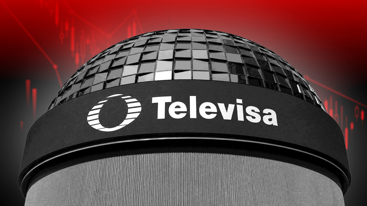 Se desploman acciones de Televisa ante posible salida de la BMV.
