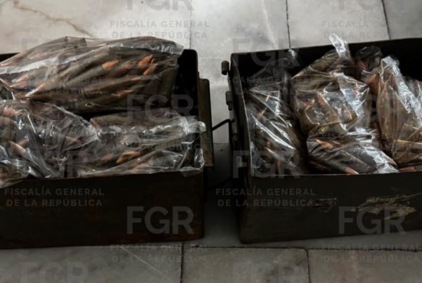 FGR procesa a hombre con más de 3 mil cartuchos en Sinaloa.