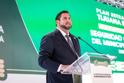Burgueño destaca reducción de homicidios en Tijuana.