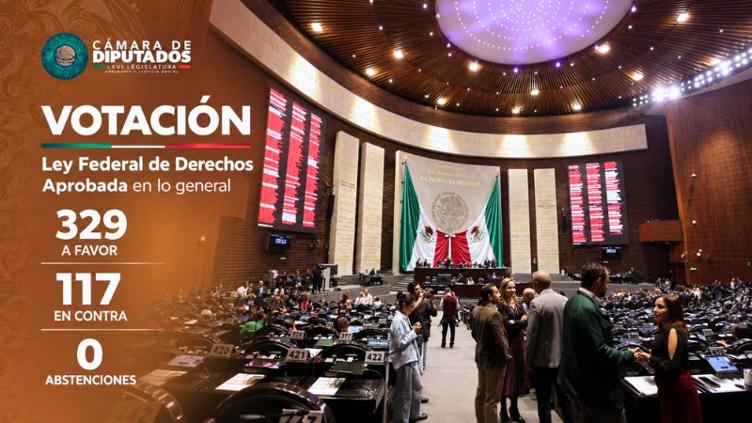 Diputados aprueban la Ley de Derechos.