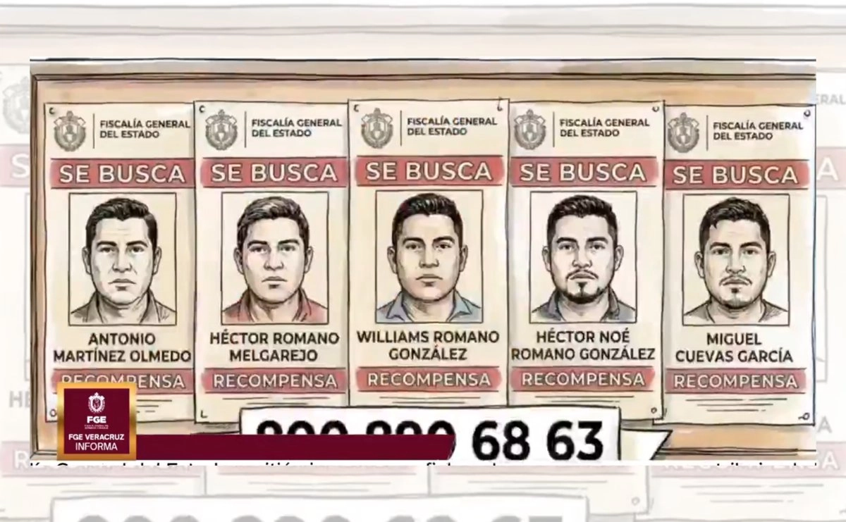 Fiscalía de Veracruz ofrece recompensa por vinculados a feminicidios.