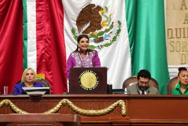 Clara Brugada presenta su segundo informe de gobierno.