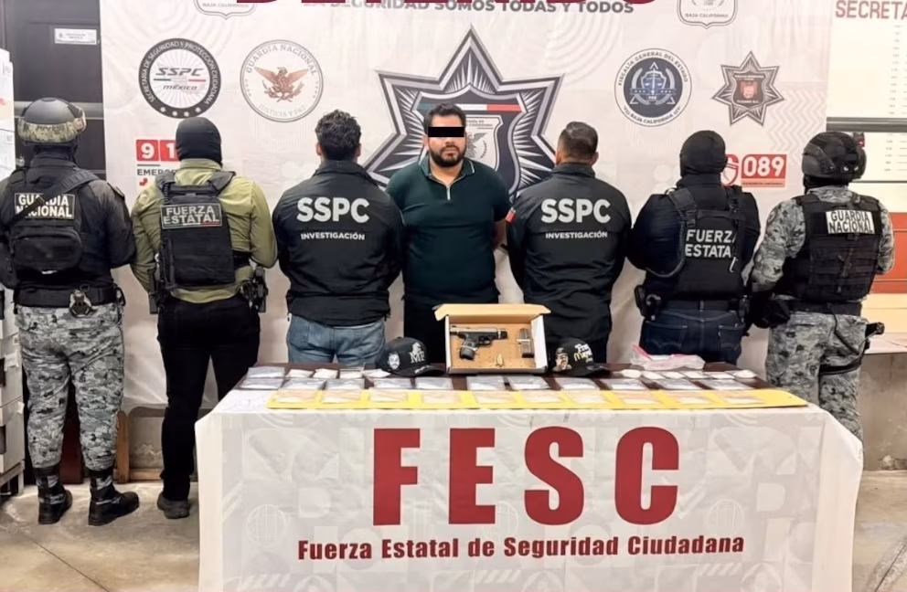 Detienen a homicida de policía estatal en Tijuana.
