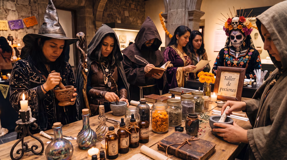 Museo del Perfume se prepara para Día de Muertos.