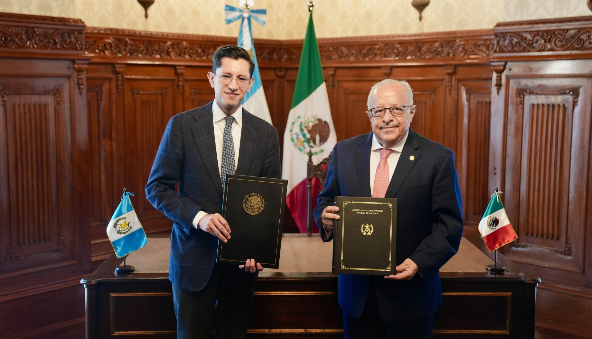 México y Guatemala refuerzan cooperación en seguridad y comercio.