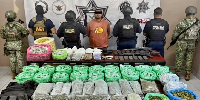 Capturan a "El Negro Pimentel" en Ensenada, está ligado al Cártel de Sinaloa.