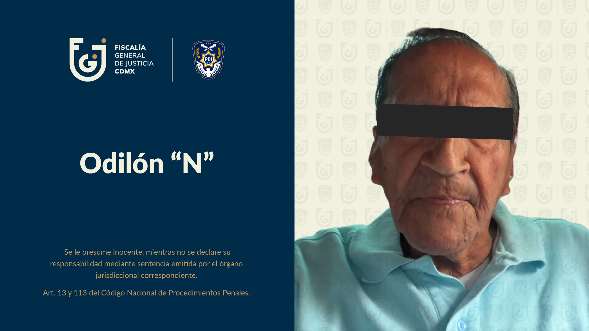 Fiscalía CDMX detiene a objetivo prioritario por fraude procesal.