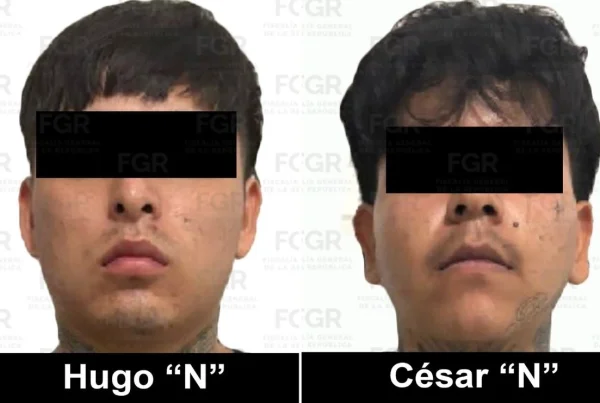 Capturan a dos integrantes del Cártel de Santa Rosa de Lima.