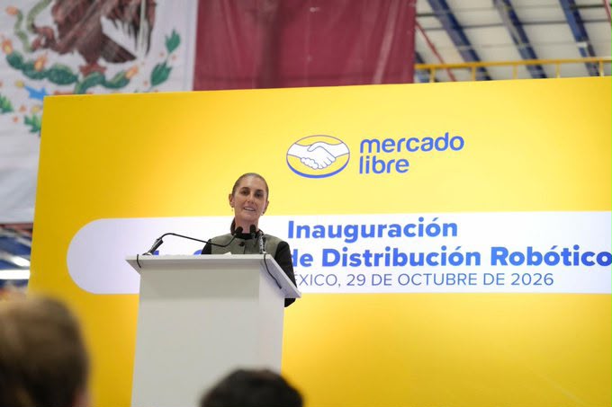 Sheinbaum inaugura centro robótico en Hidalgo.
